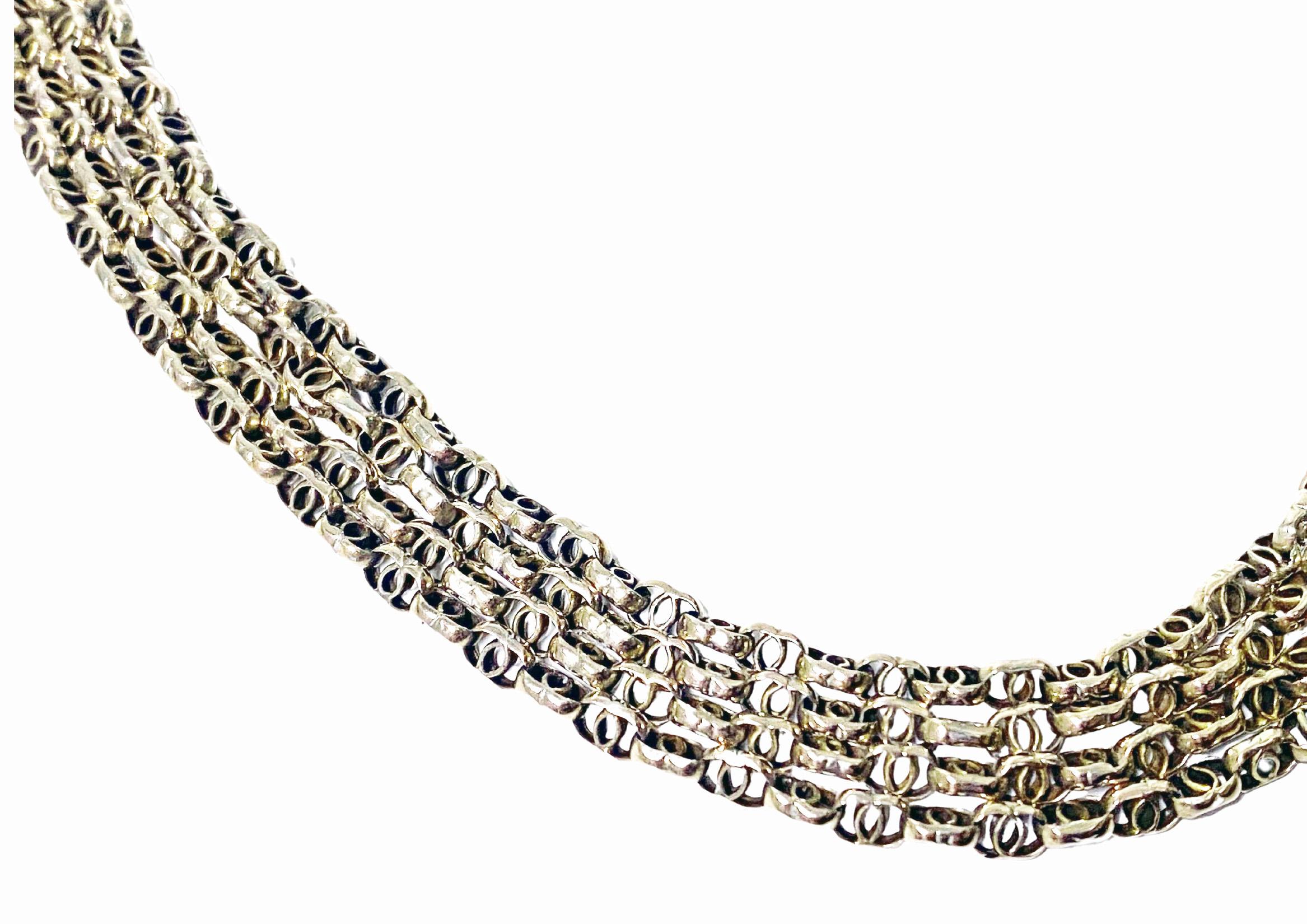 Antique 19th Century Muff Chain, English circa 1890 For Sale at 1stDibs