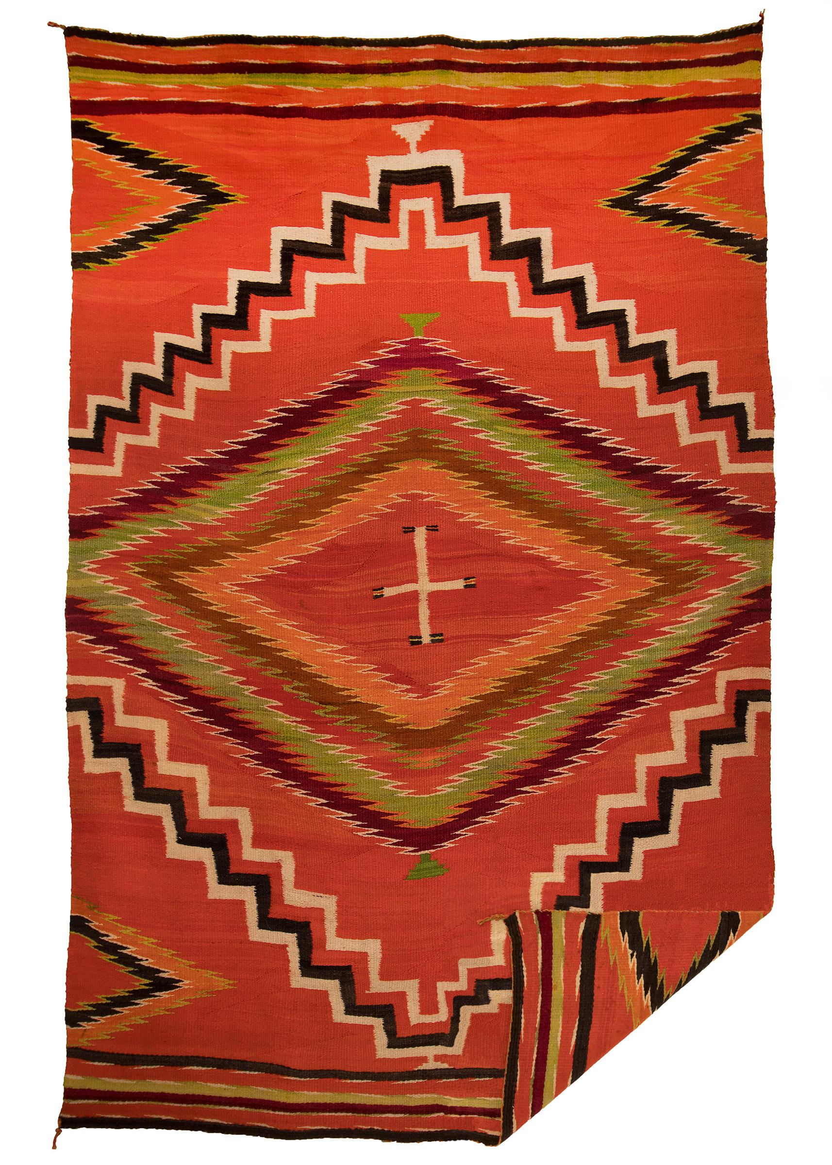 native american wearing blanket
