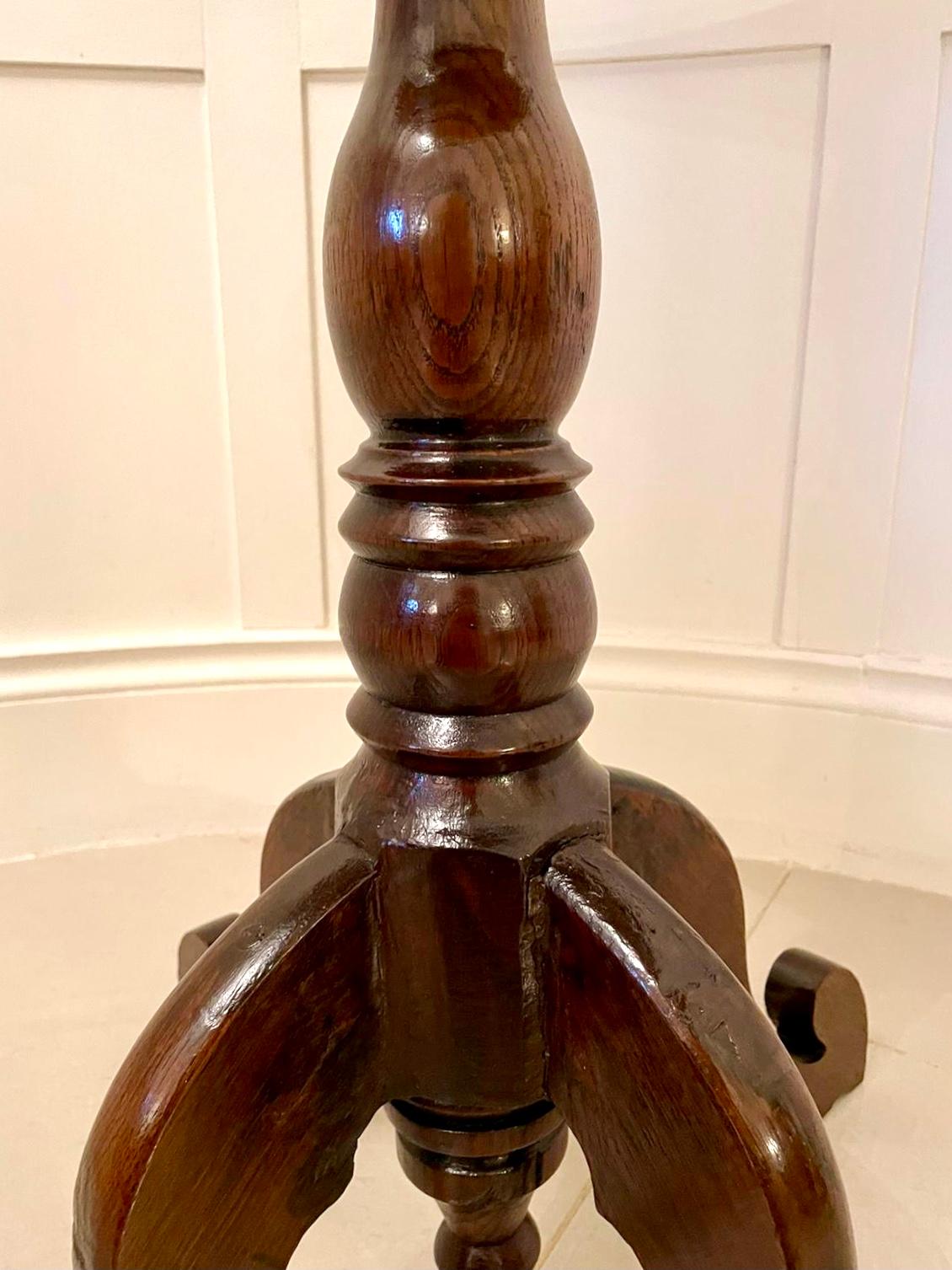 Antique 19th Century New Zealand Victorian Lamp Table by W H Jewell Christchurch In Good Condition In Suffolk, GB