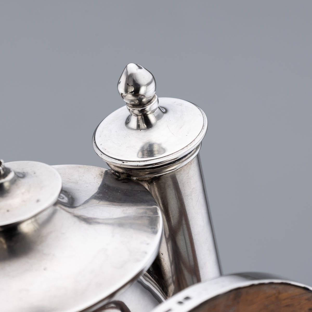 Antico accendino da tavolo in argento massiccio del XIX secolo di E H. Stockwell c.1870 in vendita 3