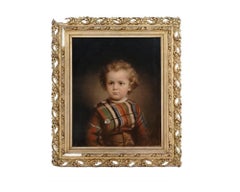 Pintura al óleo antigua del siglo XIX de Lewis Thomas Ives