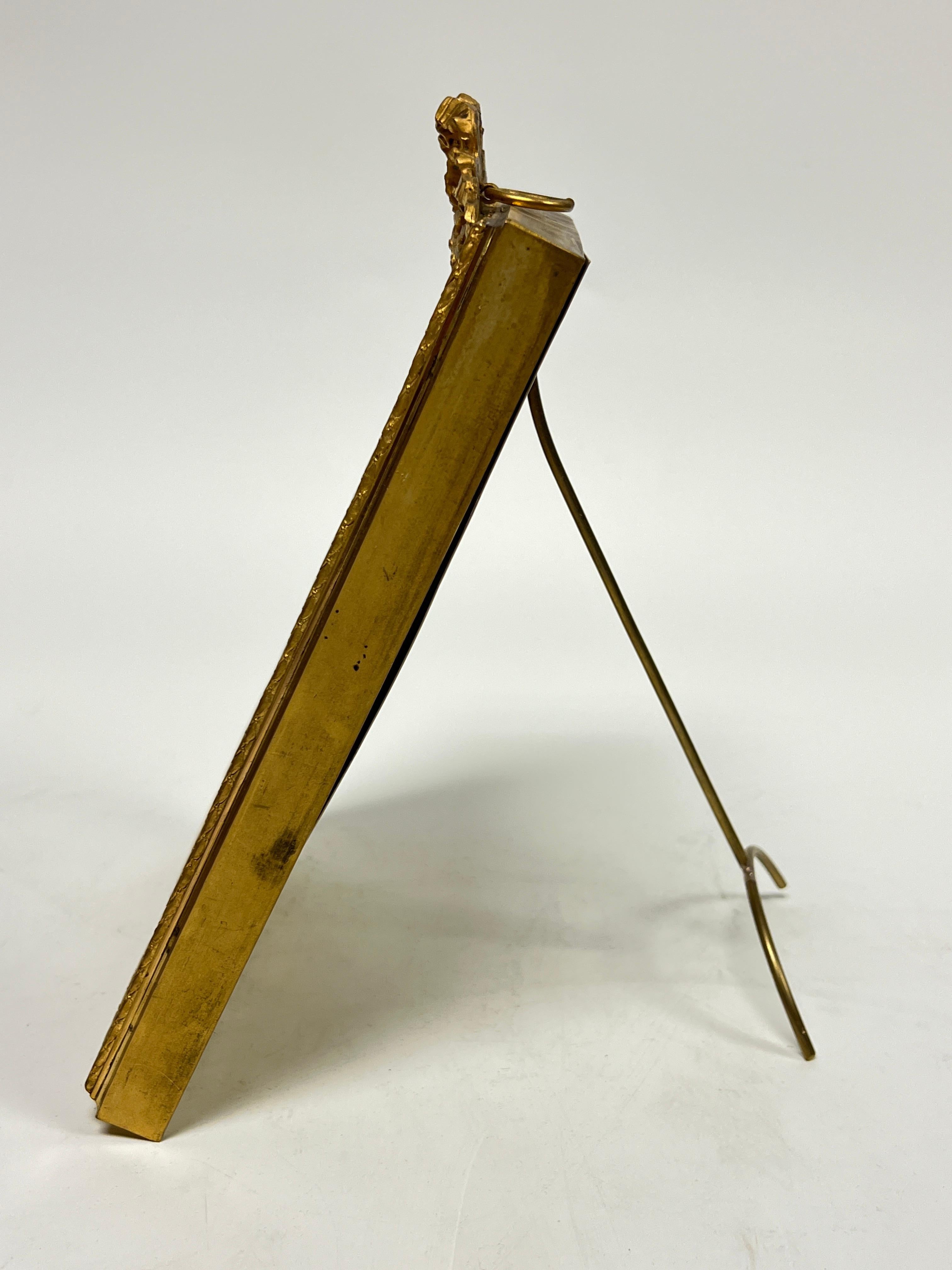 Cadre ancien en bronze doré du 19ème siècle Bon état - En vente à New York, NY