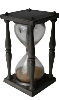 Antike Sanduhr aus Zinn, 19. Jahrhundert