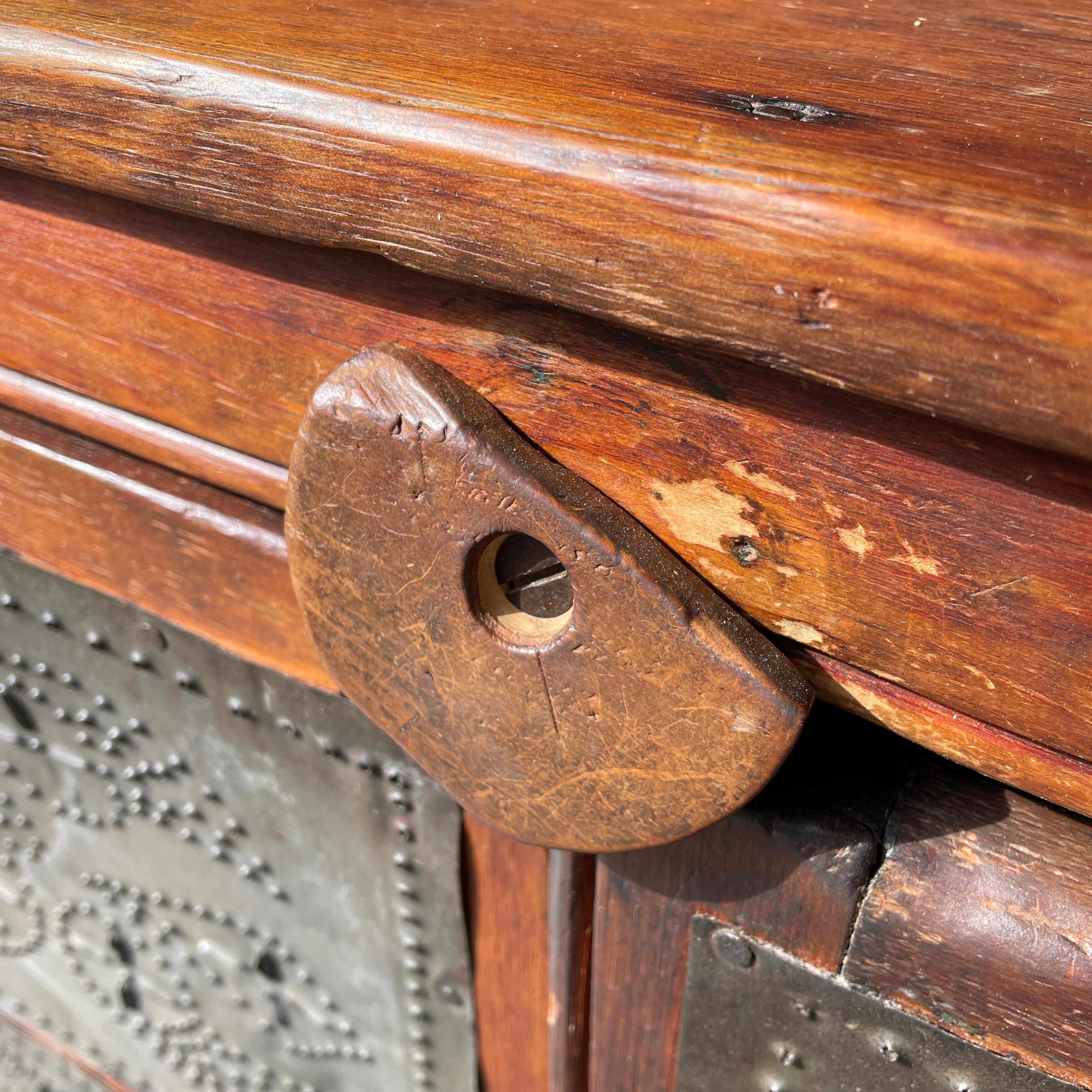 Antique 19th Century Pie Safe Cabinet Single Drawer American in vendita 5