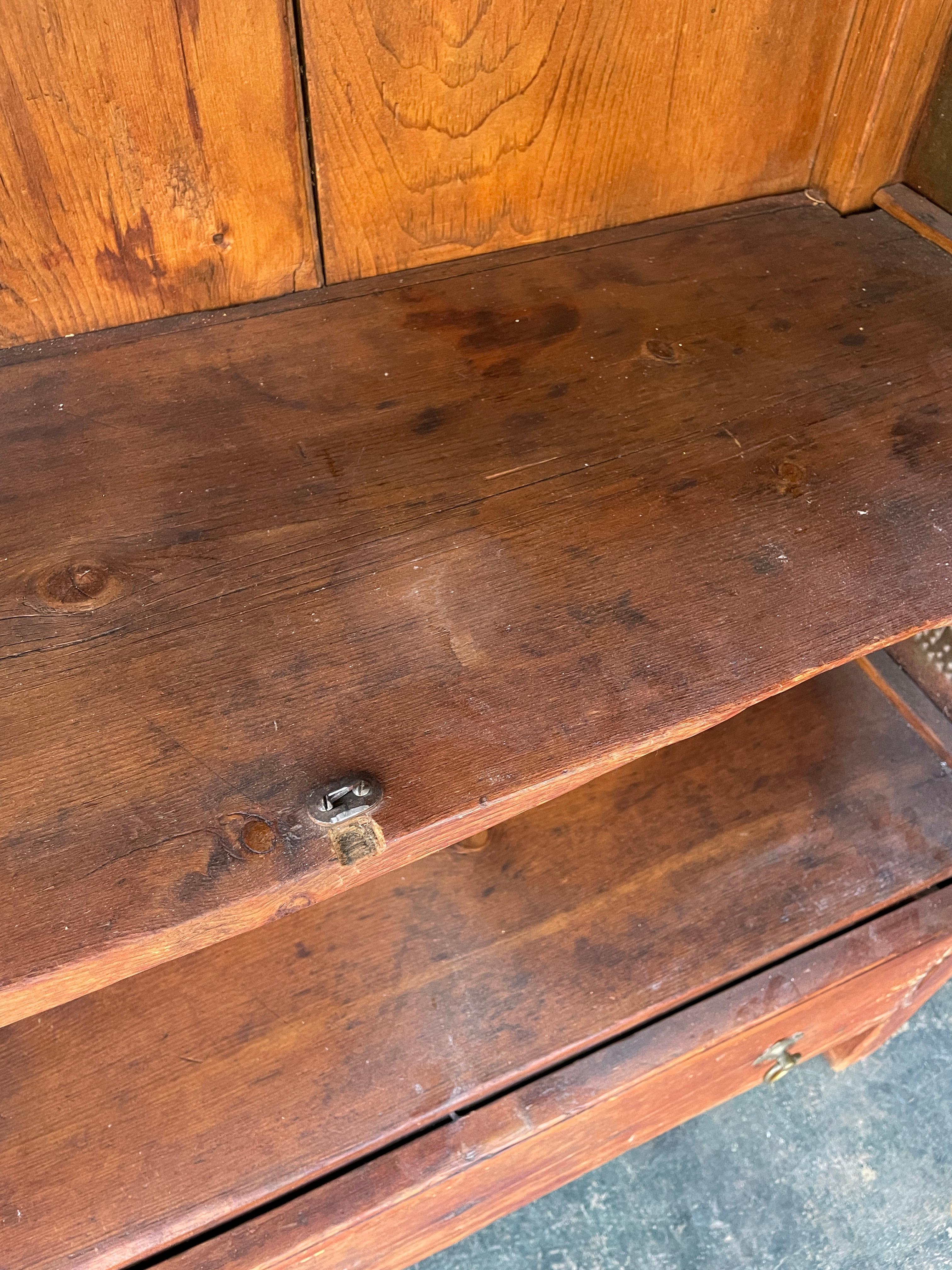 Antique 19th Century Pie Safe Cabinet Single Drawer American in vendita 1