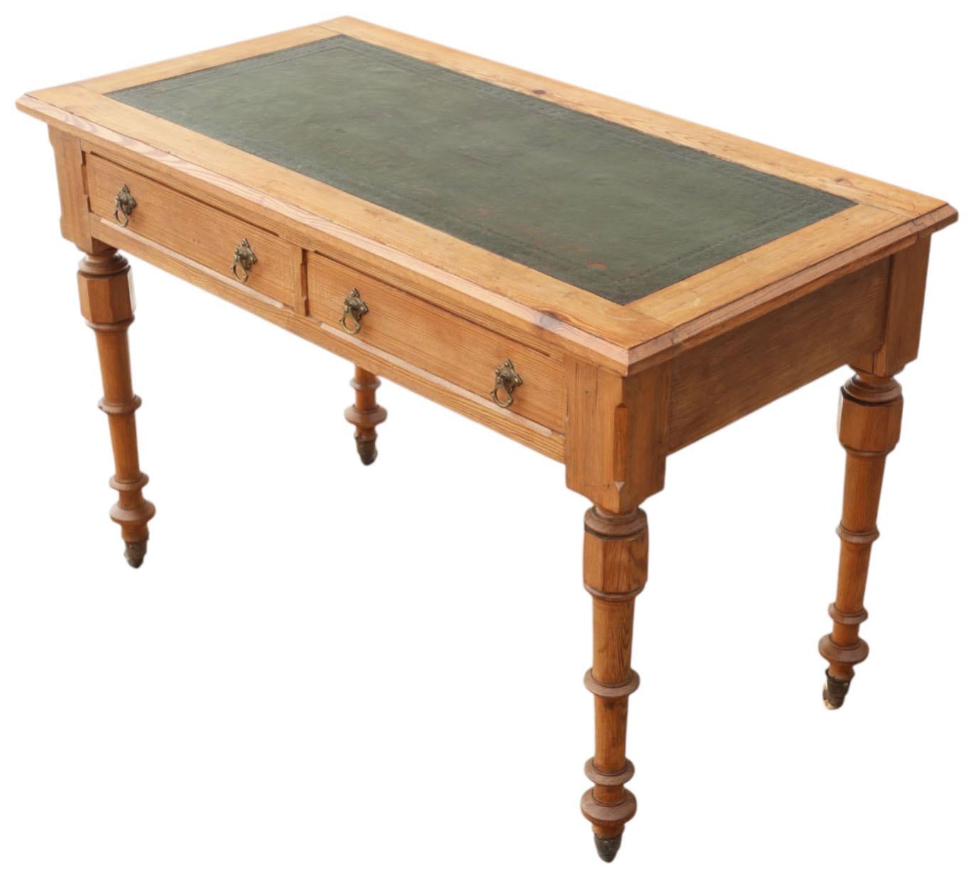 XIXe siècle Ancien bureau de sacristie en pitch-pin du 19e siècle Table à langer de grande qualité en vente