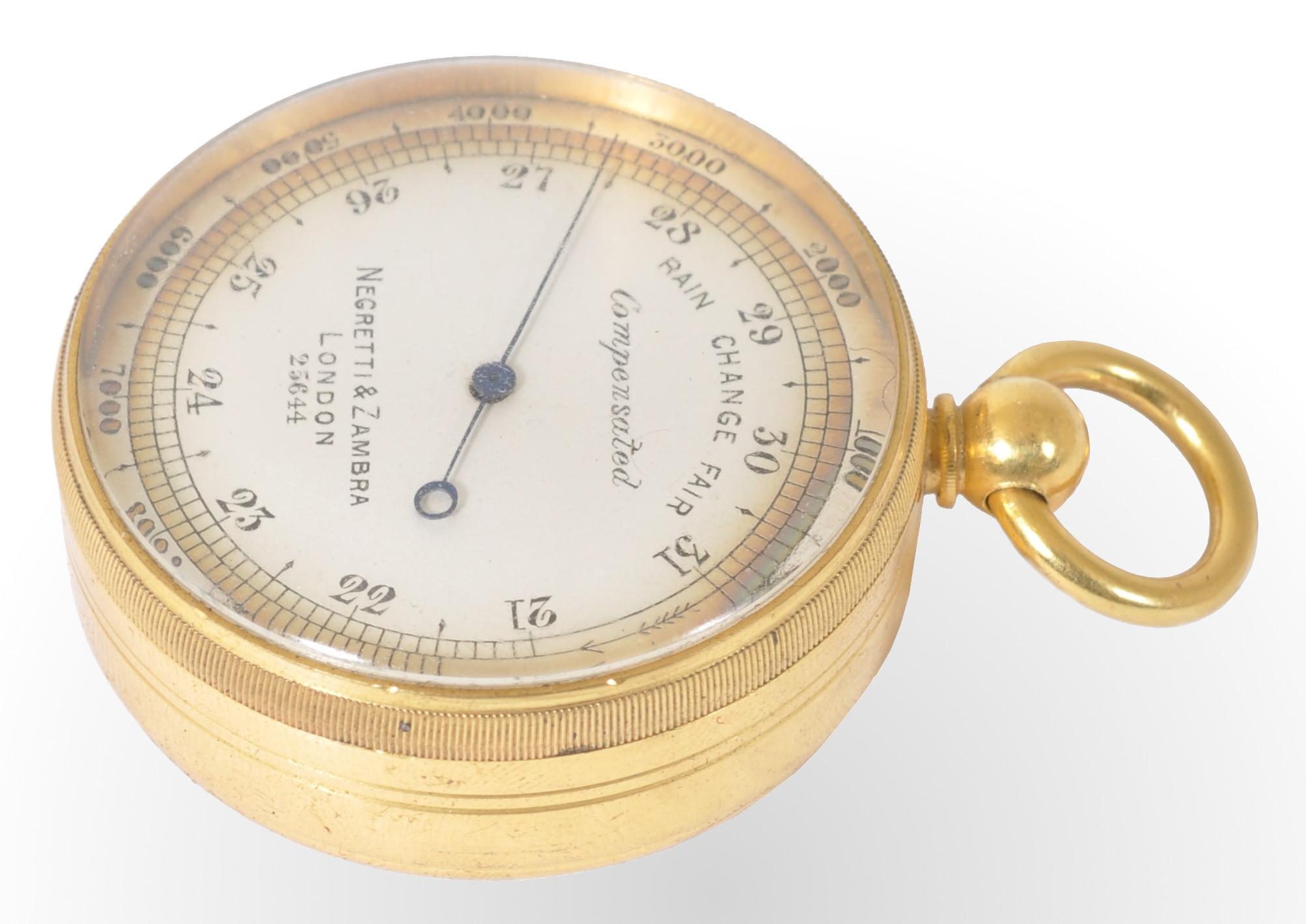 negretti and zambra pocket barometer