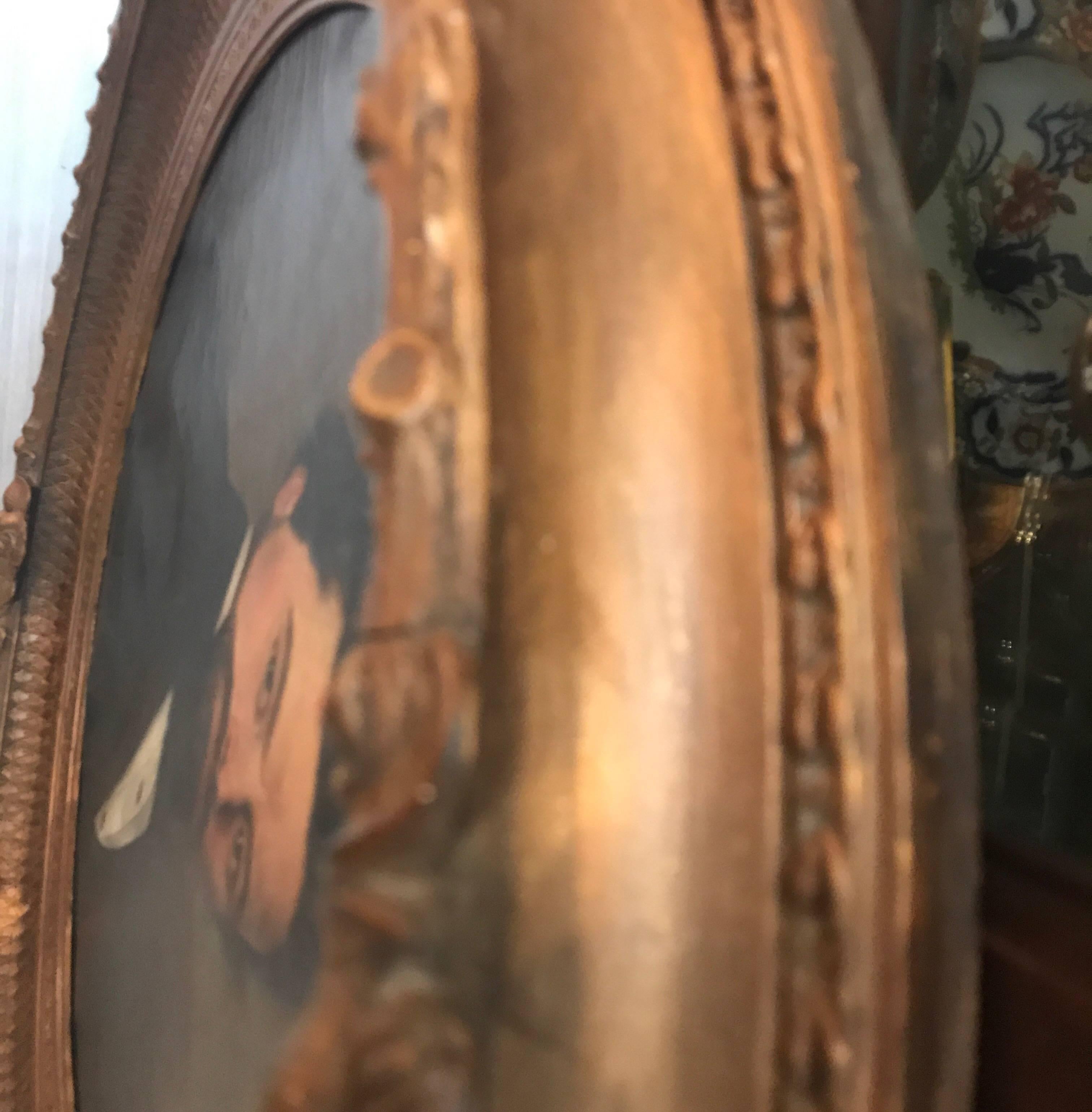 Antique 19th Century Portrait of a Handsome Gentleman, NYC, 1840 1