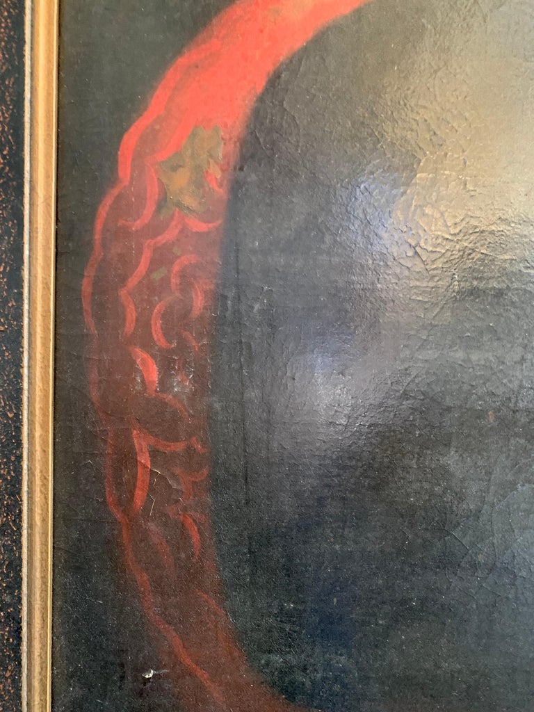 Antique 19th Century Portrait of a Man Original Oil Painting For Sale ...