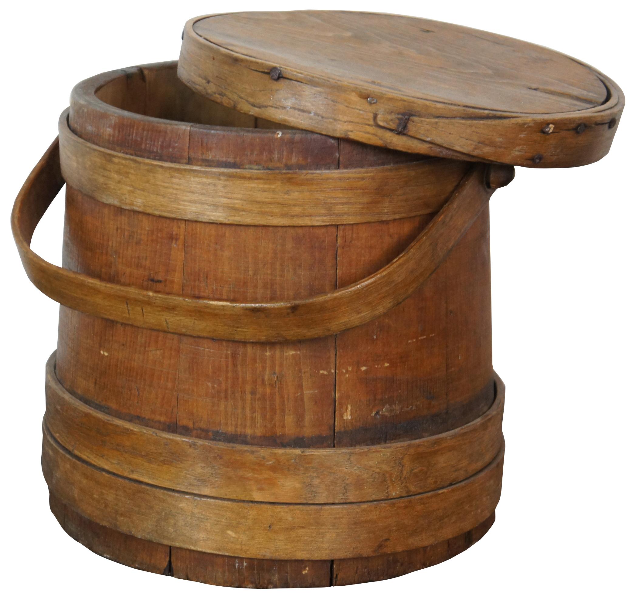 antique sugar bucket