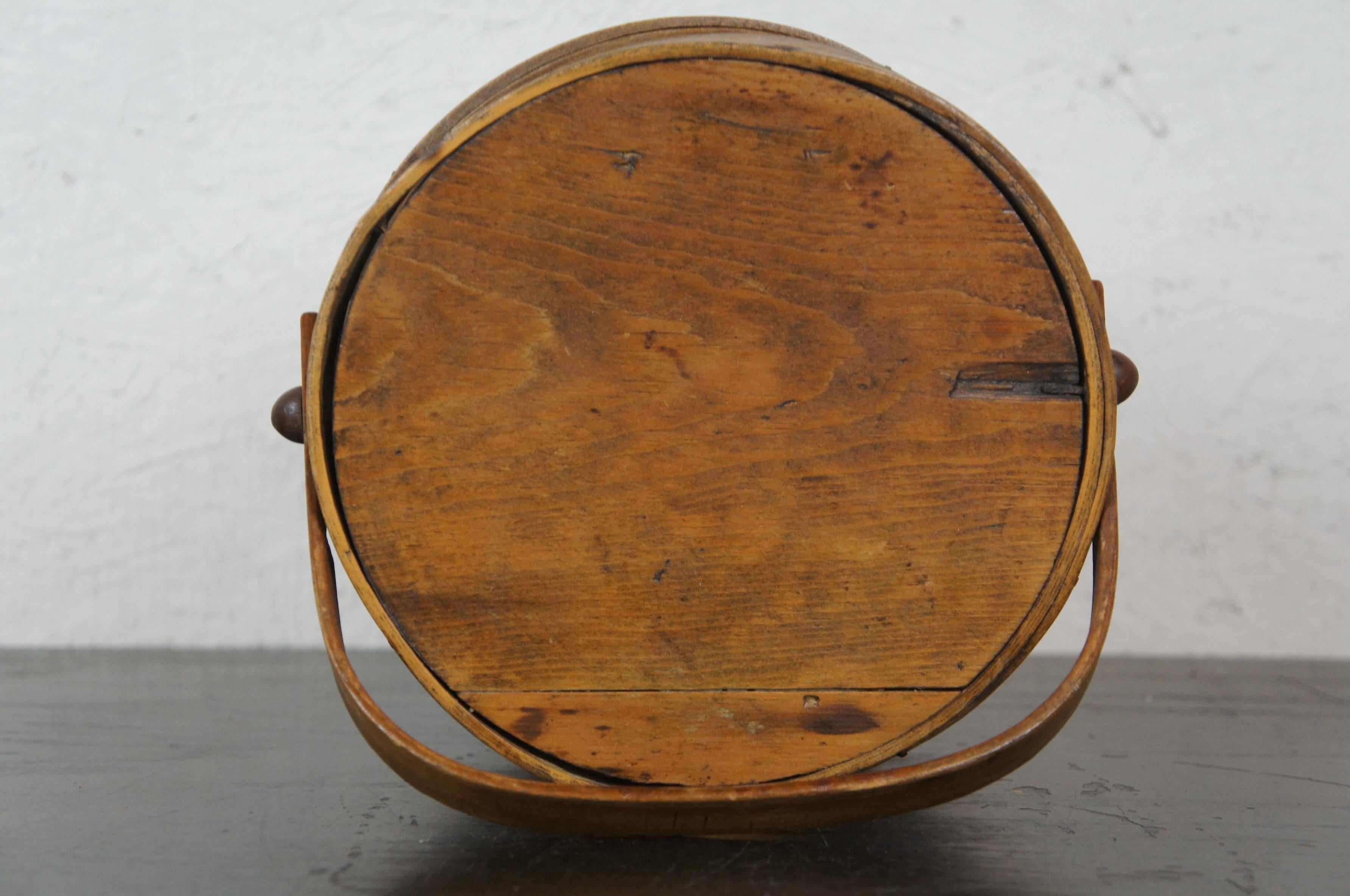 antique wooden sugar bucket