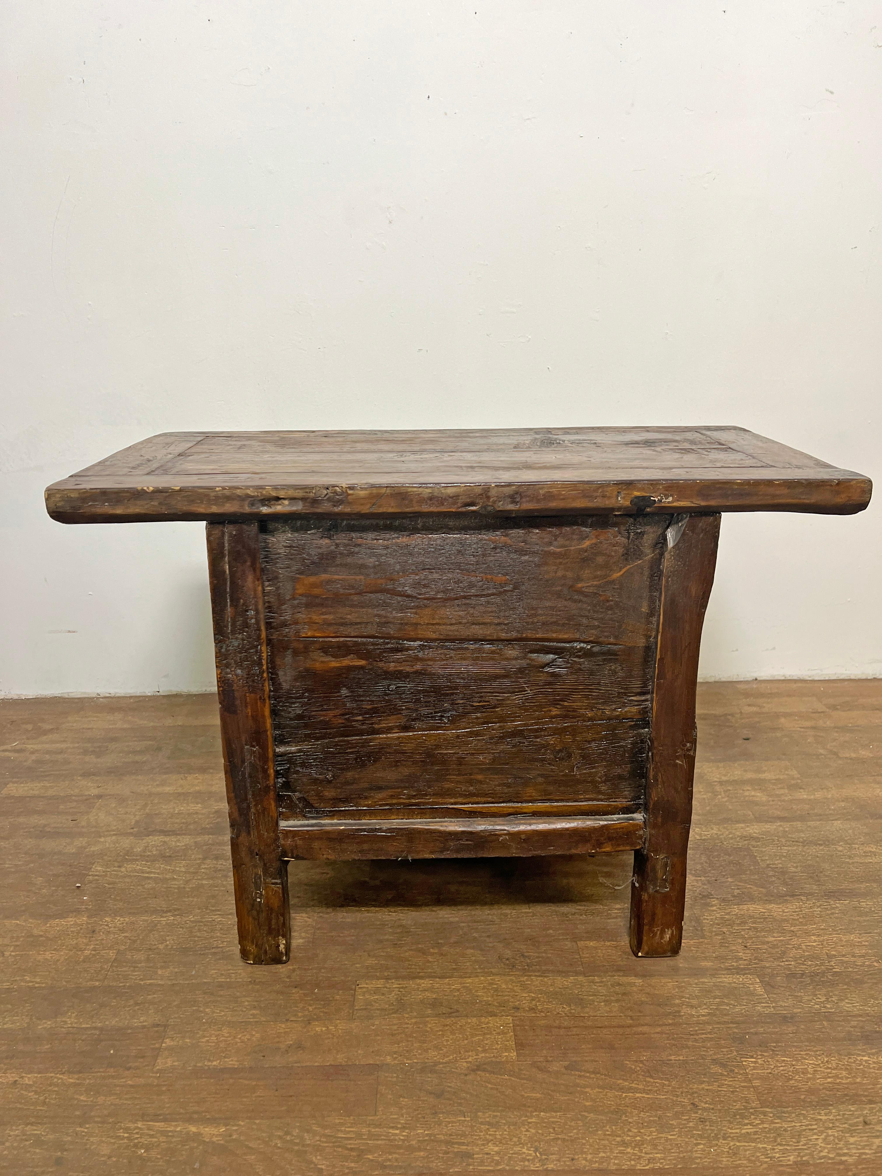 Antique 19th Century Qing Dynasty Altar Cabinet From Gansu Province For Sale 5