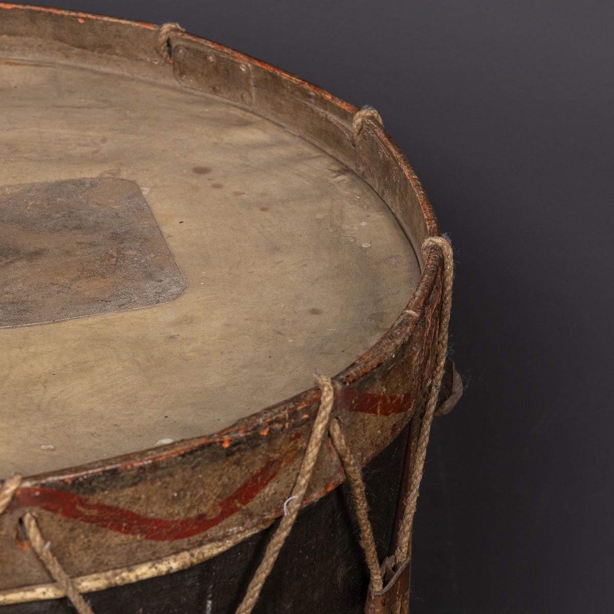 Antike große Militärische Trommel im Regency-Stil des 19. Jahrhunderts, um 1820 im Angebot 5