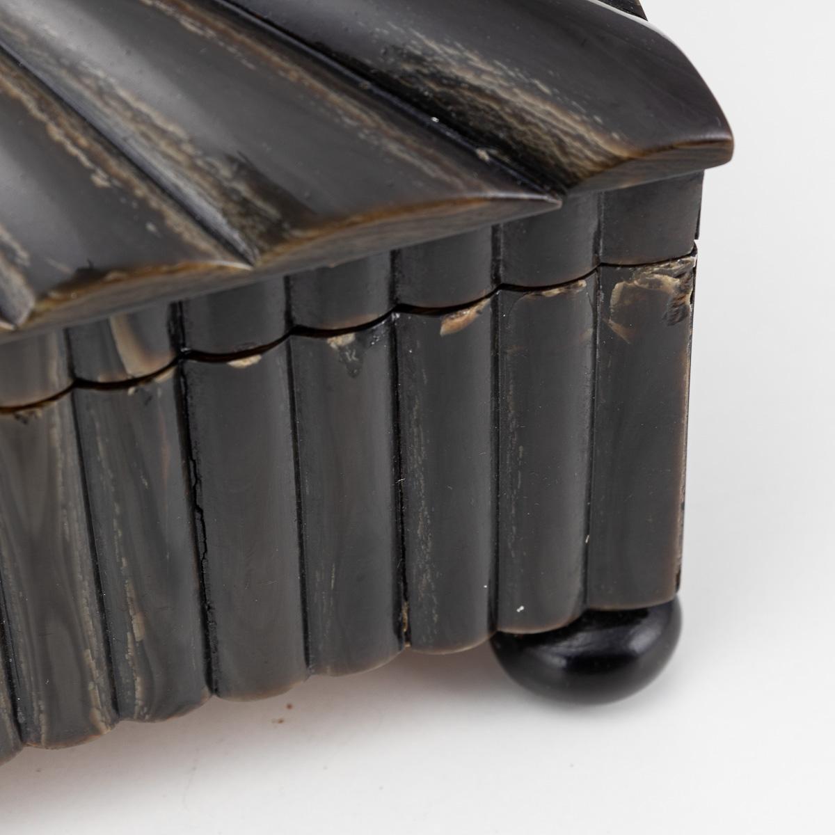 Antique 19th Century Regency Horn Box c.1820 For Sale 8