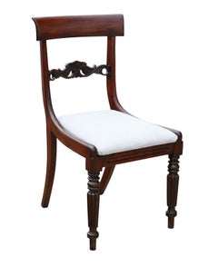 Antique 19th Century Regency Mahogany Dining Chairs – Set of 8 (6+2)