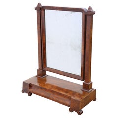Antique 19th Century Regency Mahogany Dressing Table Mirror – Fine Quality