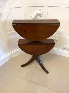 Antique 19th Century Regency Mahogany Two Tier Dumbwaiter