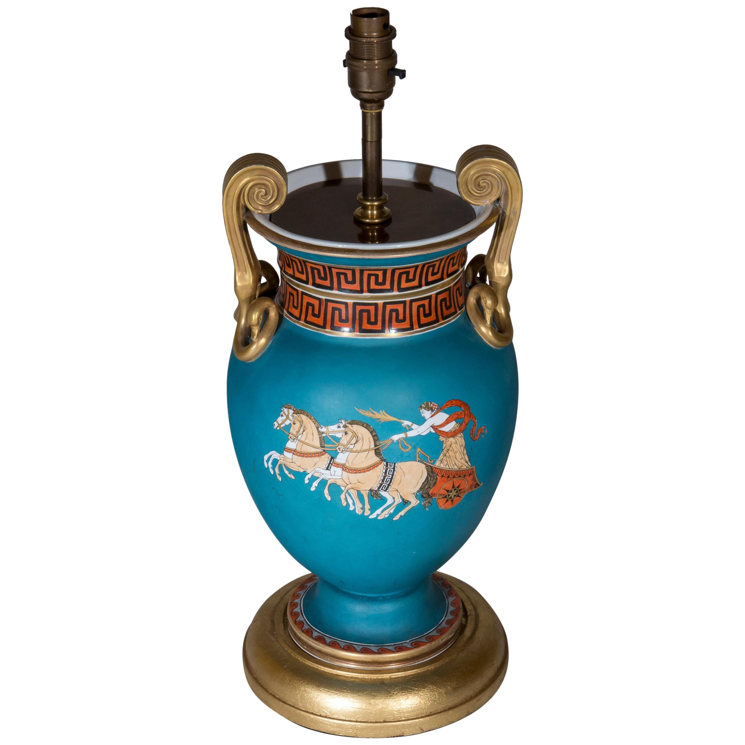 Ancienne lampe de table Regency du 19ème siècle en vente 5