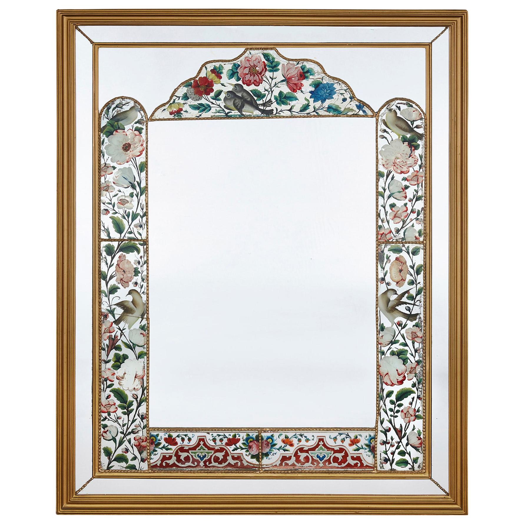 Reverse Paint Mirror by Wesley Johnson at 1stDibs