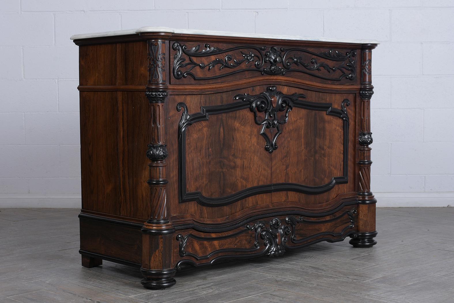 Marble 19th Century Regency Chest of Drawers