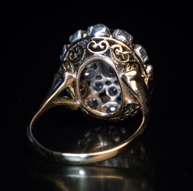 antique russian alexandrite ring