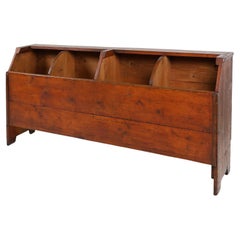Antique 19th century rustic French trough / alternative storage unit in pine