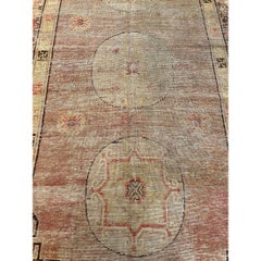 Alfombra antigua de Samarcanda del siglo XIX