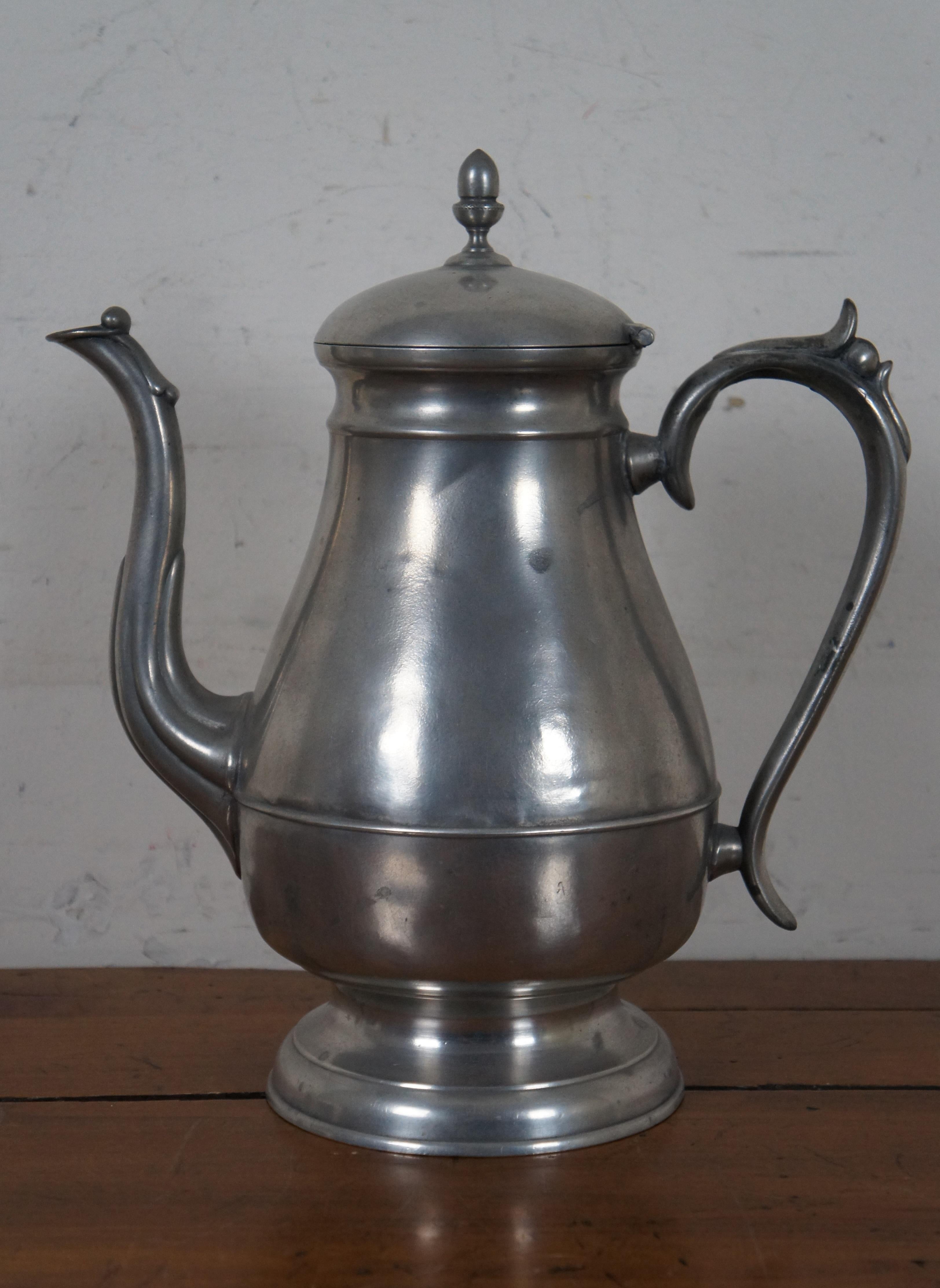 pewter teapot antique