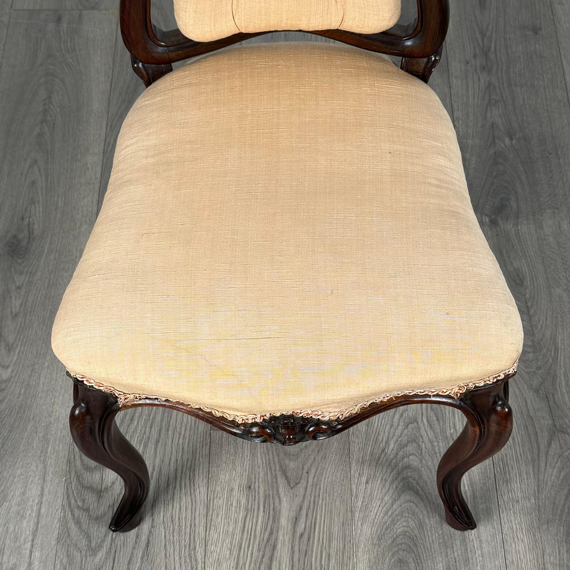 Ensemble de 4 chaises de salle à manger anciennes du 19ème siècle de la meilleure qualité ( REF AF-3460 ) en vente 4
