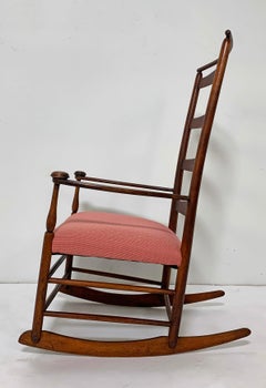 Antique 19th Century Shaker No. 7 Rocking Chair with Shawl Bar