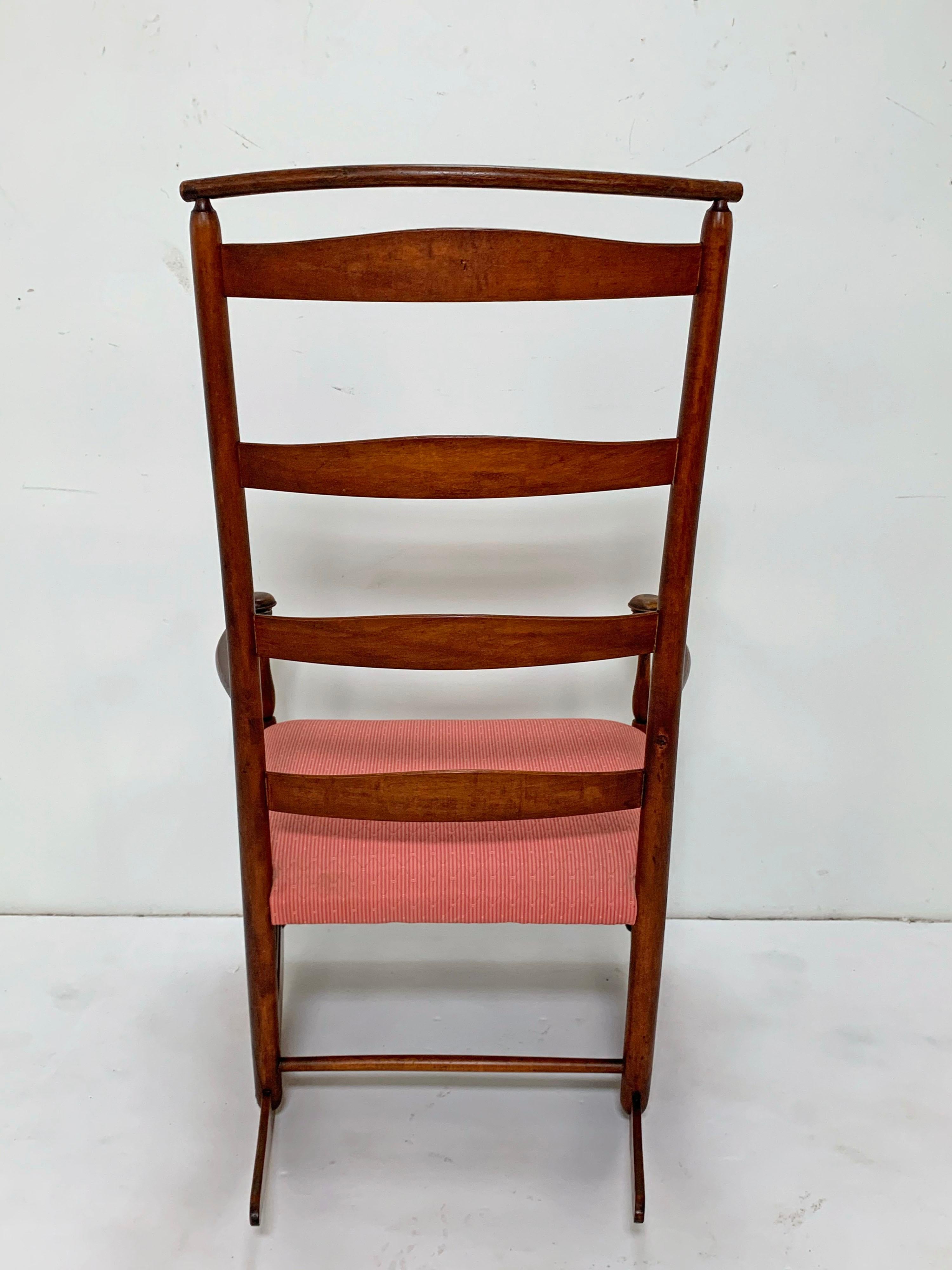 Late 19th Century Antique 19th Century Shaker No. 7 Rocking Chair with Shawl Bar