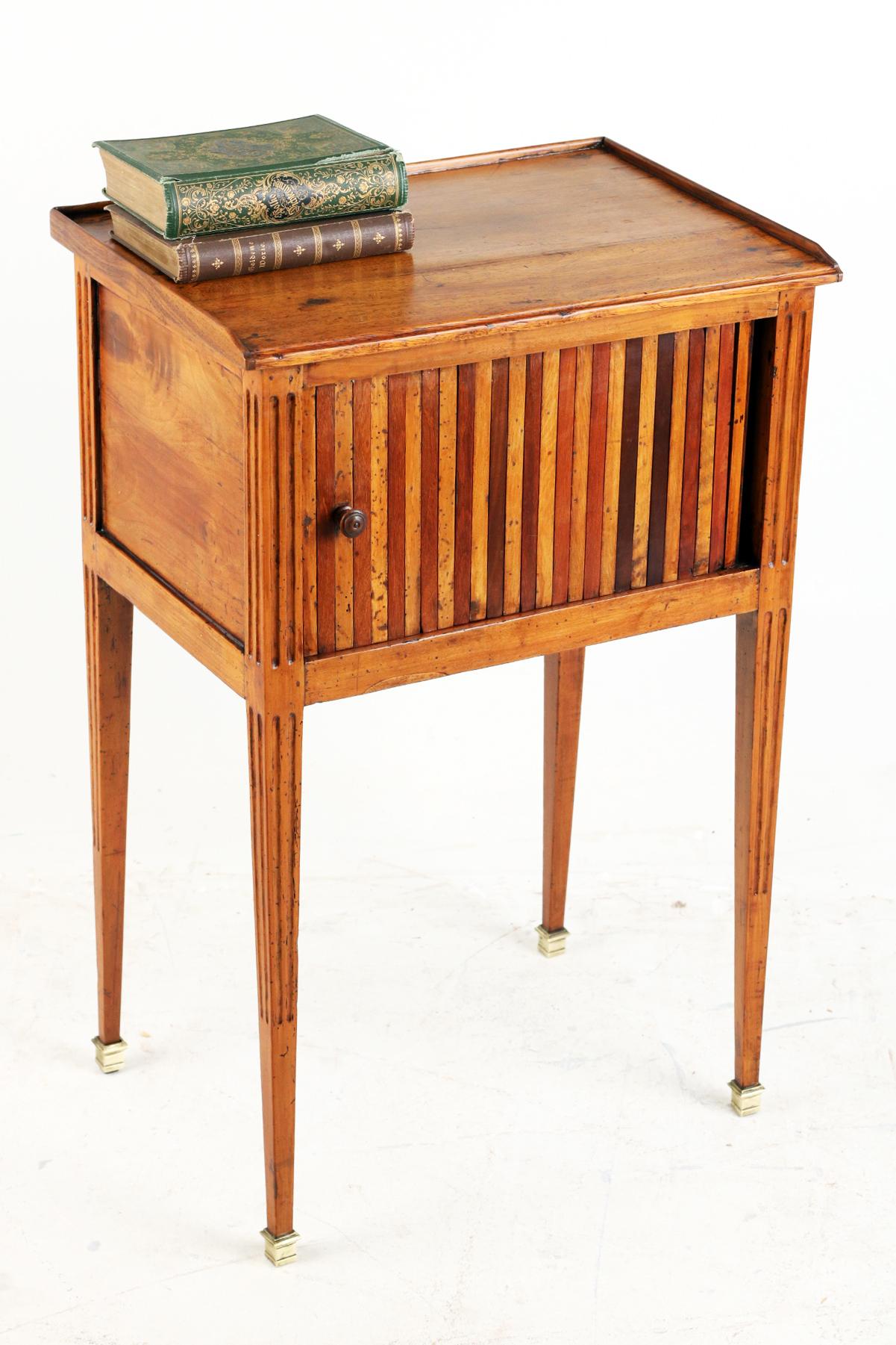French Provincial Antique 19th Century Side Table Cherrywood For Sale