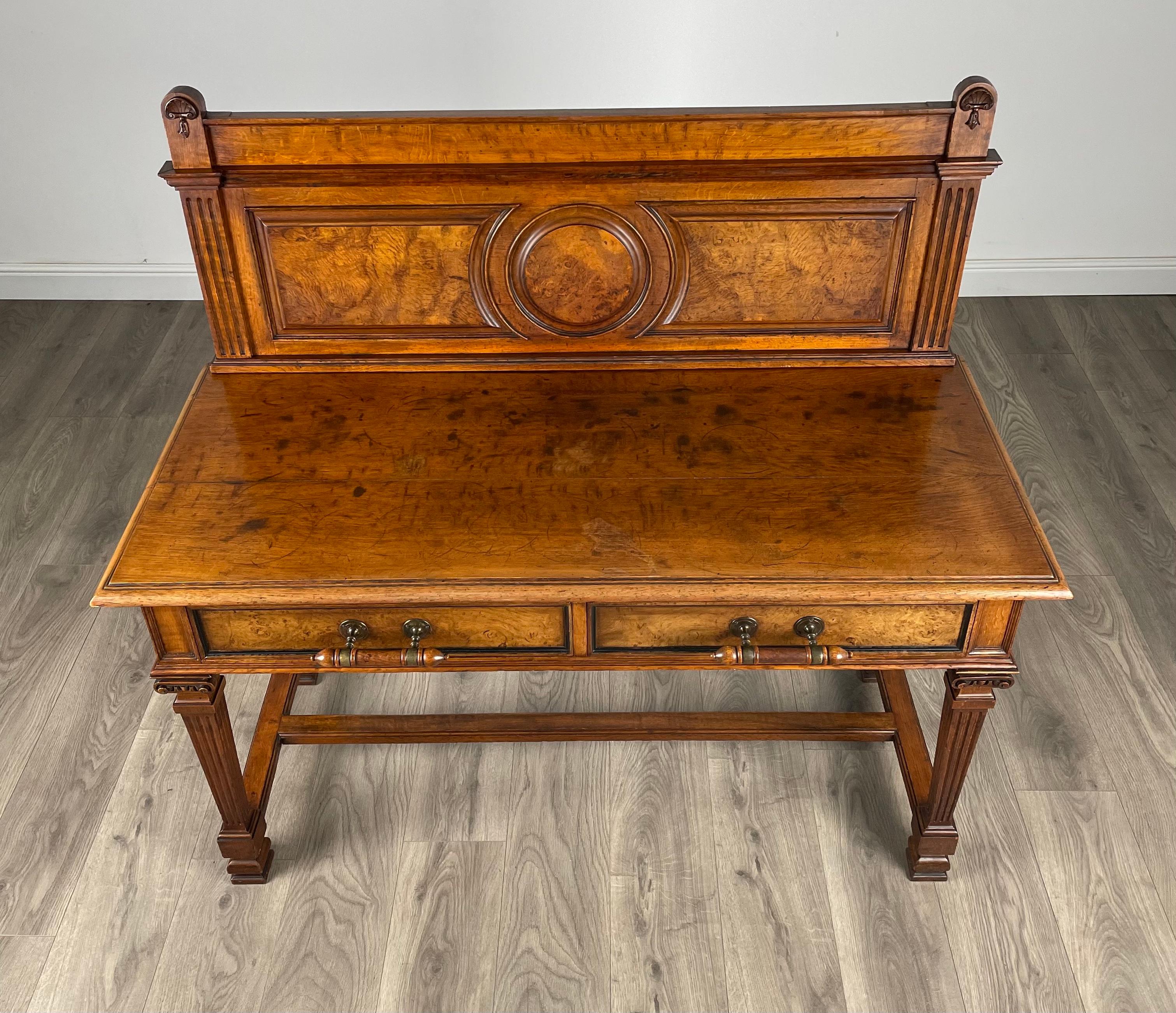 Antique 19th Century Side Table / Console Table In Oak ( REF AF-3118 ) For Sale 6