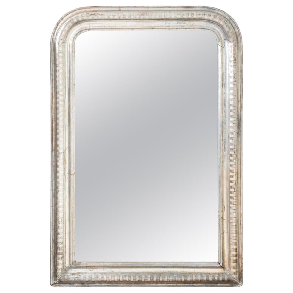 Antique 19th Century Silver Gilt Louis Phillipe Mirror