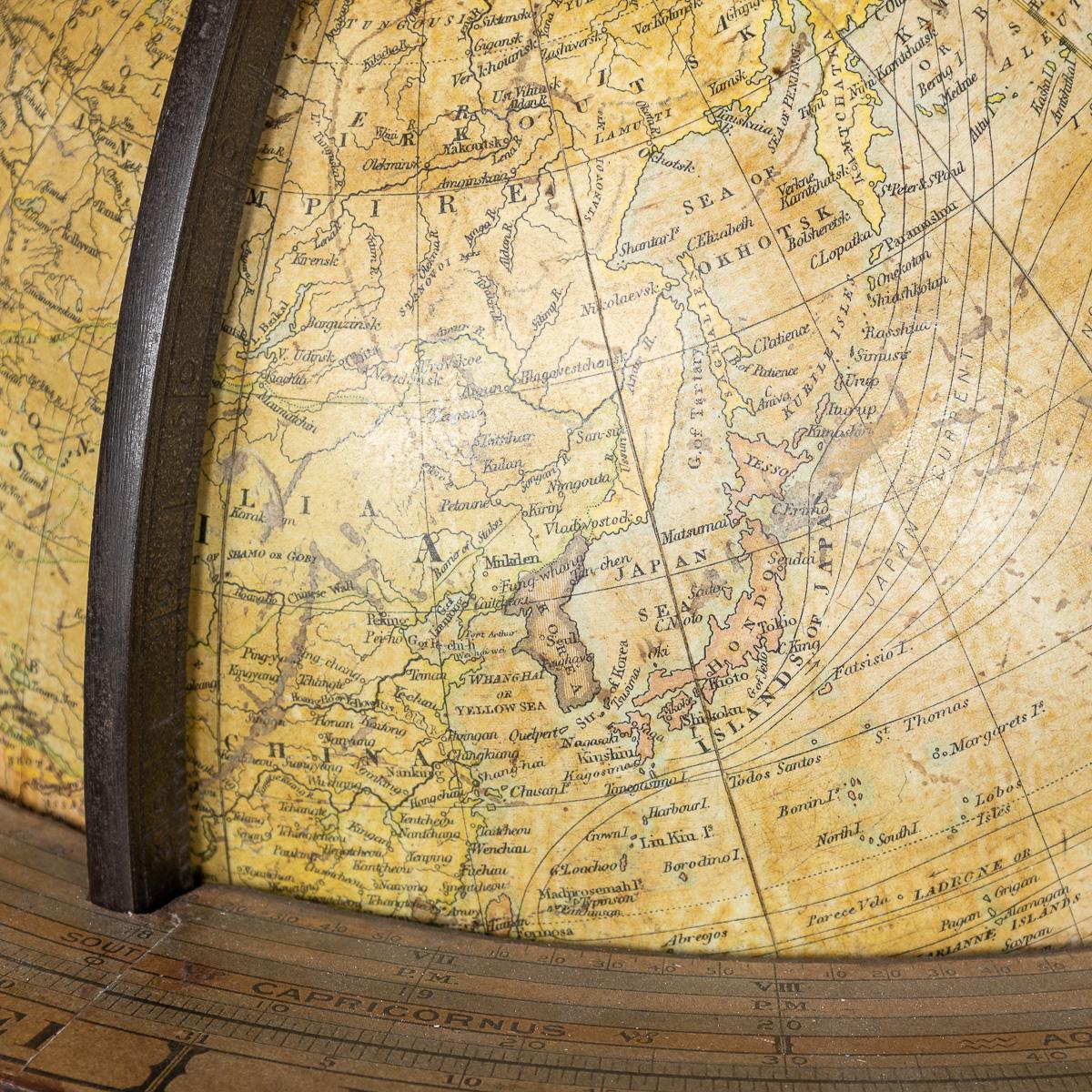 Antico Globo Terrestre Smith del XIX secolo di George Philip & Son Ltd c.C. 1890 in vendita 5