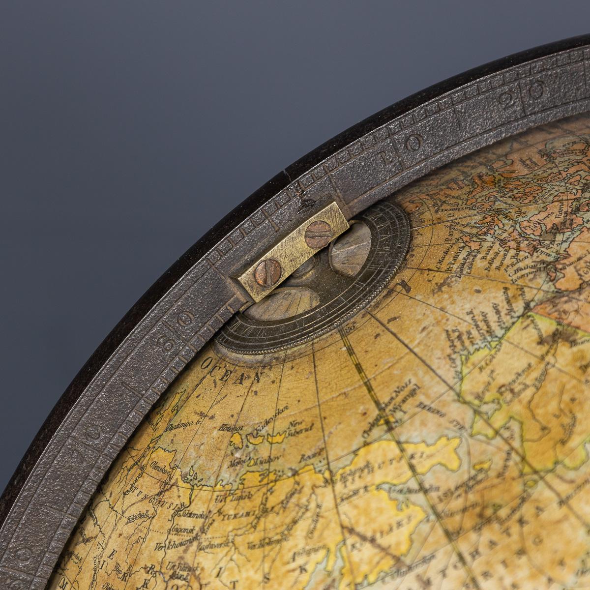 Antico Globo Terrestre Smith del XIX secolo di George Philip & Son Ltd c.C. 1890 in vendita 11