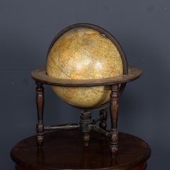 Antique 19th Century Smiths Terrestrial Globe By George Philips & Son Ltd c.1890