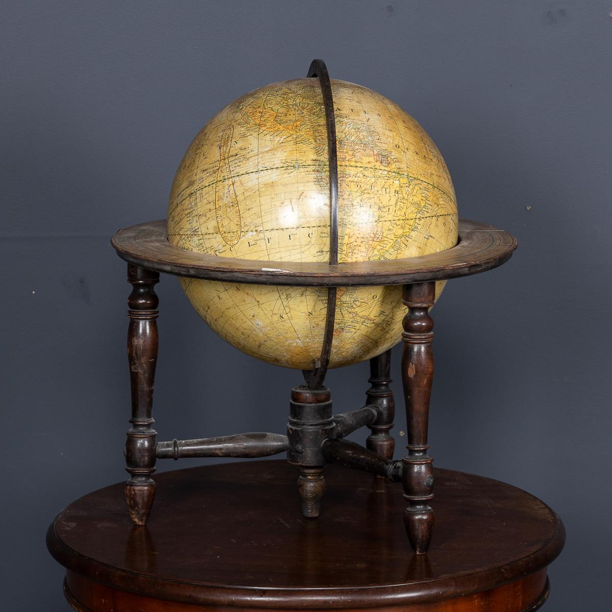 Antico Globo Terrestre Smith del XIX secolo di George Philip & Son Ltd c.C. 1890 In condizioni buone in vendita a Royal Tunbridge Wells, Kent