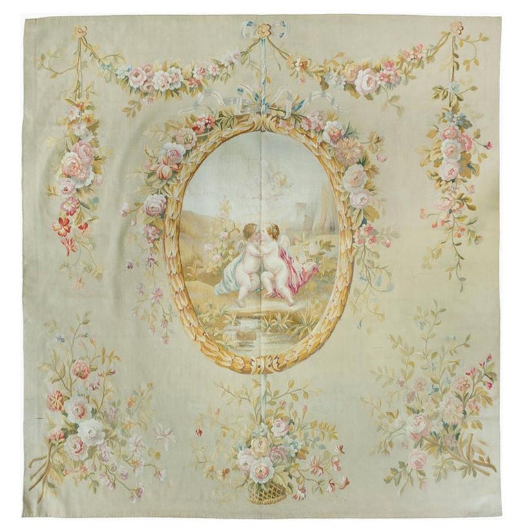 Petit Coureur De Table Tapisserie Française Jacquard - 17 X 16, Ornement
