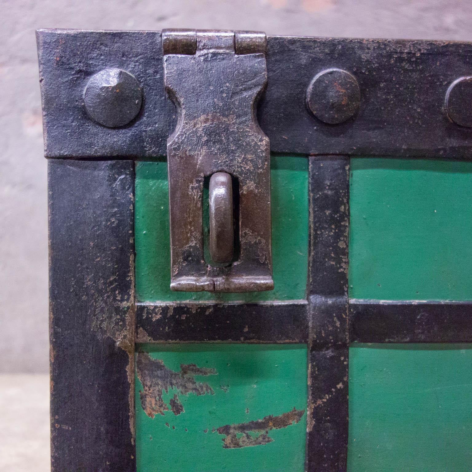 Antique 19th Century Strongbox, Key Included For Sale 11