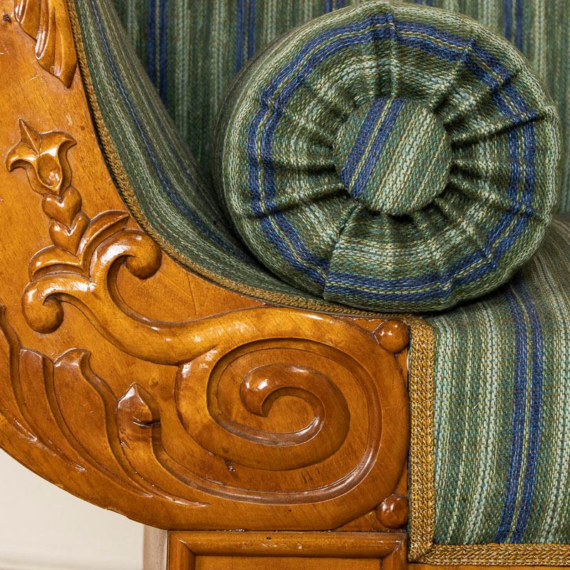 Antikes schwedisches Biedermeier-Sofa aus gelber Birke aus dem 19. Jahrhundert im Zustand „Gut“ im Angebot in Round Top, TX