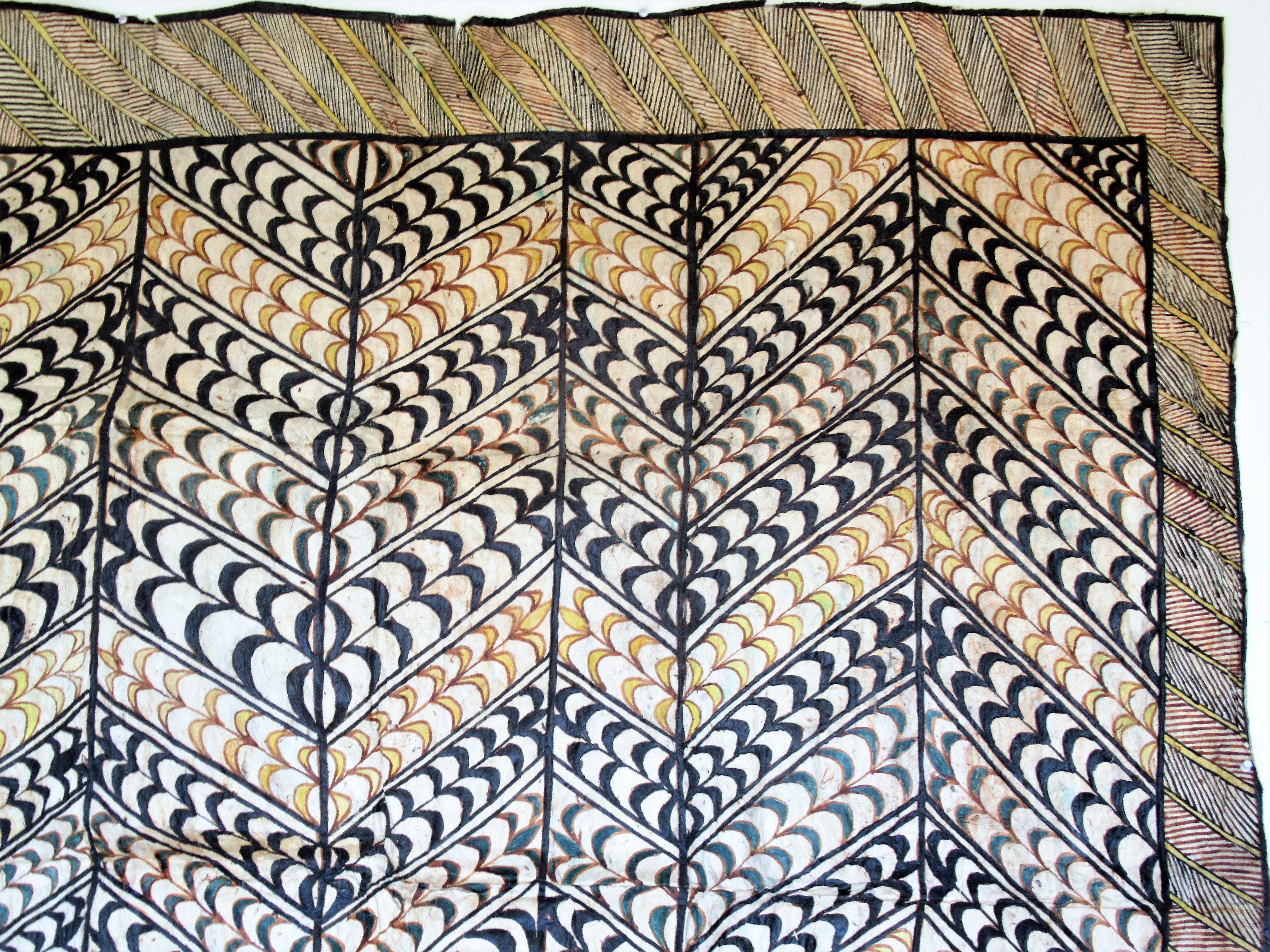 Antique 19th Century Tapa Cloth 5