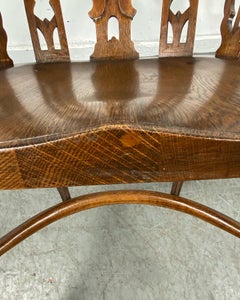 Antique 19th Century Thames Valley English Gothic Windsor Chair