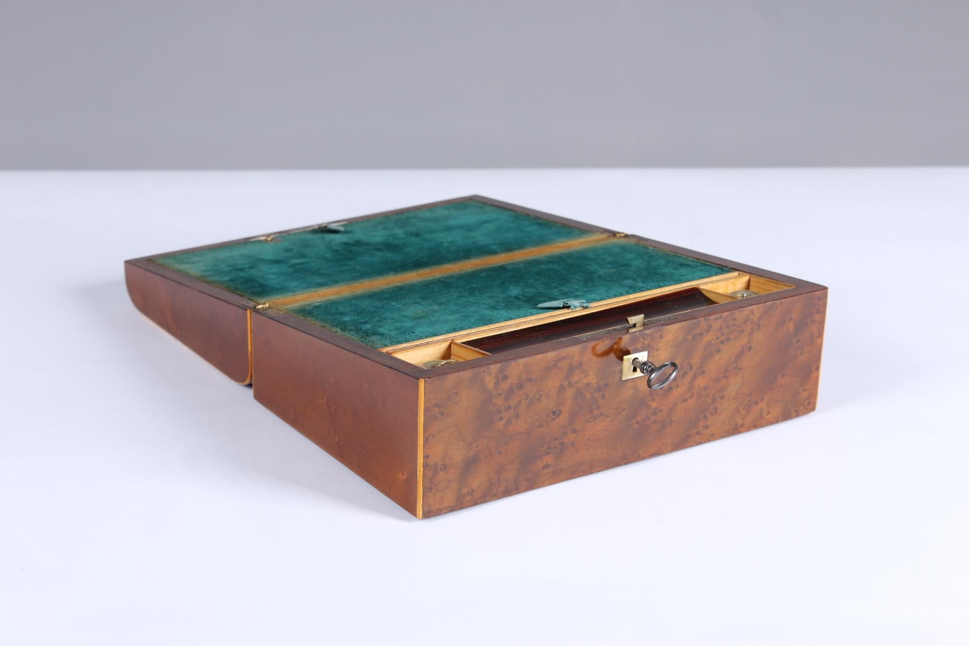 Antique 19th Century Travelling Box, Writing Slope, circa 1860 1