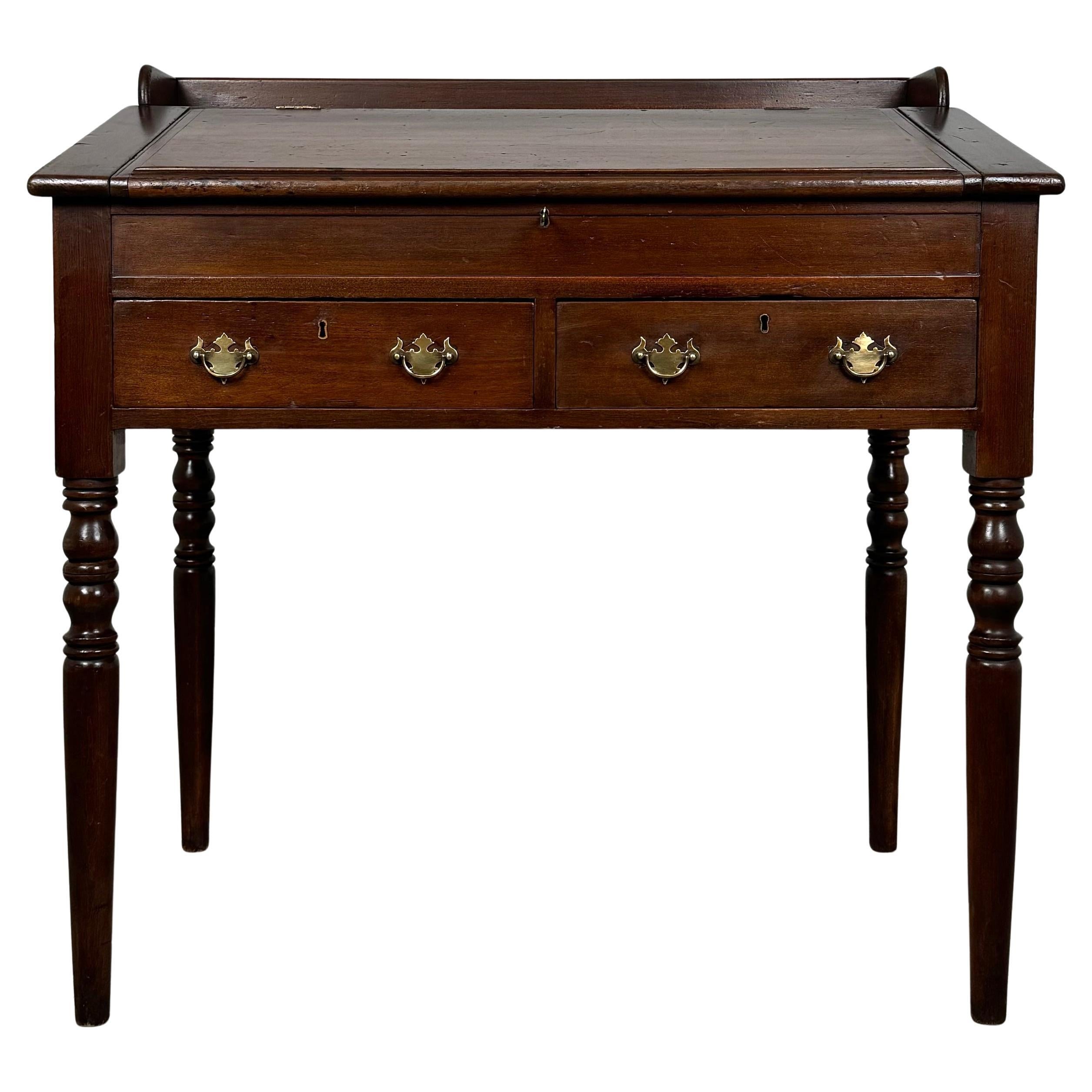 Antique 19th Century Unusual Desk In Mahogany ( REF AF-3571 )