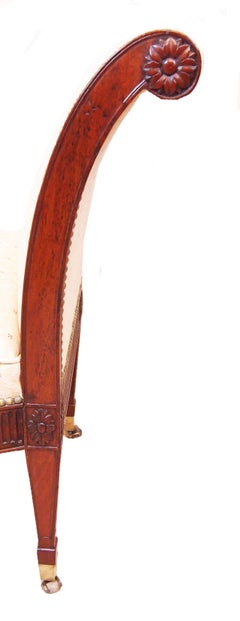 Antique 19th Century Upholstered Window Seat