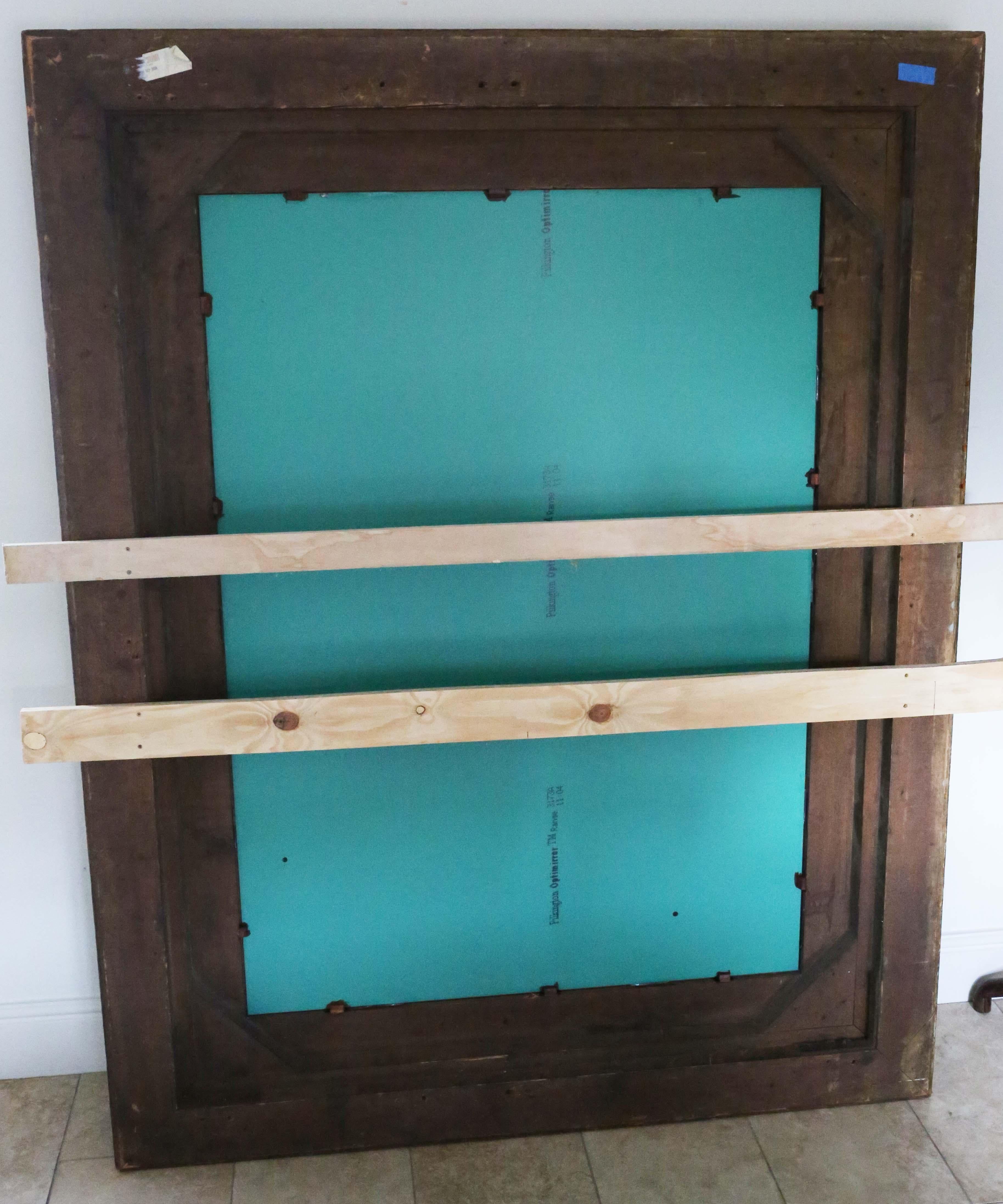 Antique miroir mural du 19ème siècle, très grand et doré, de qualité supérieure en vente 3