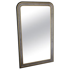 Antique 19th Century Very Large Quality Floor Wall Overmantle Mirror