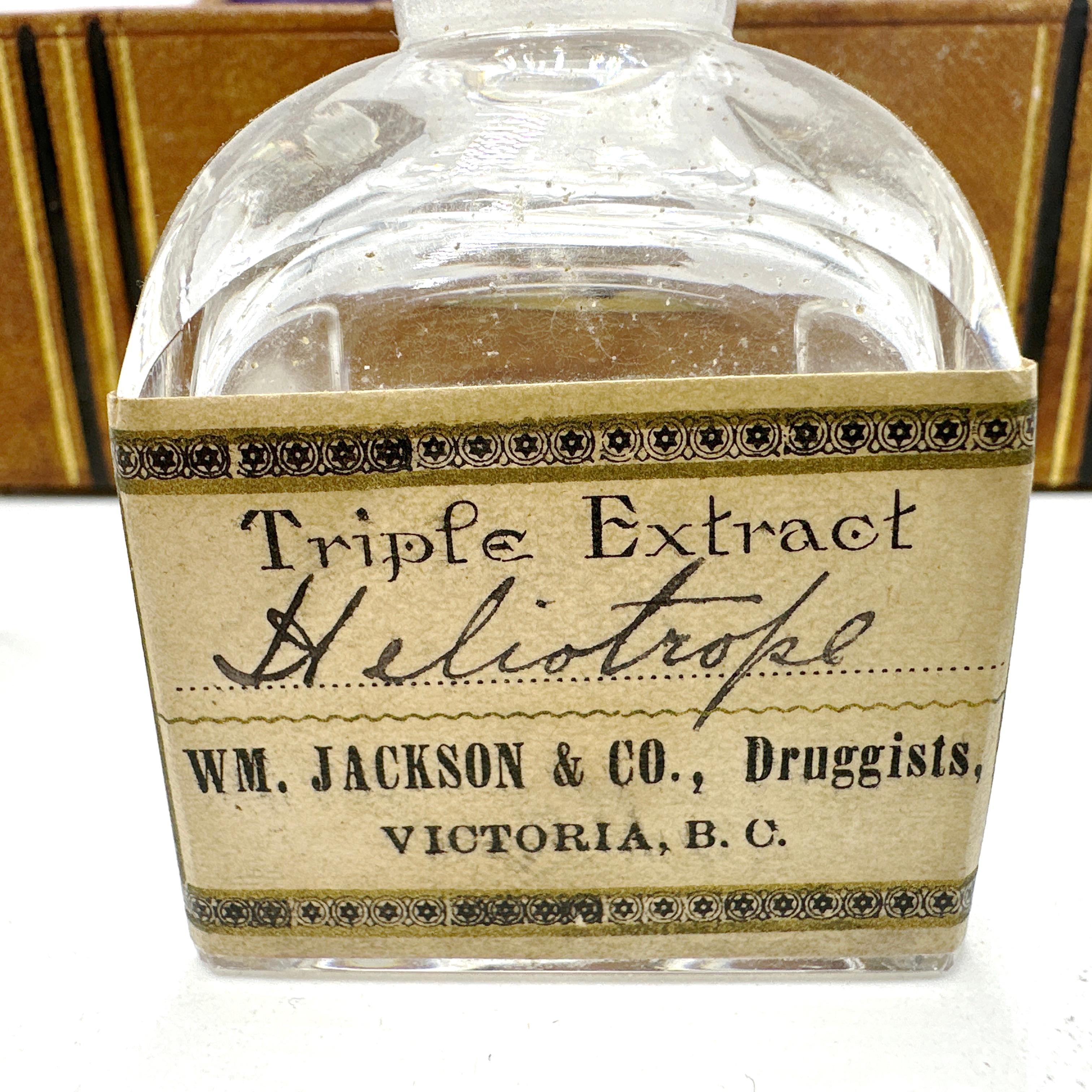 Antique 19th Century Victoria BC Take Home Apothecary Jar Set 1