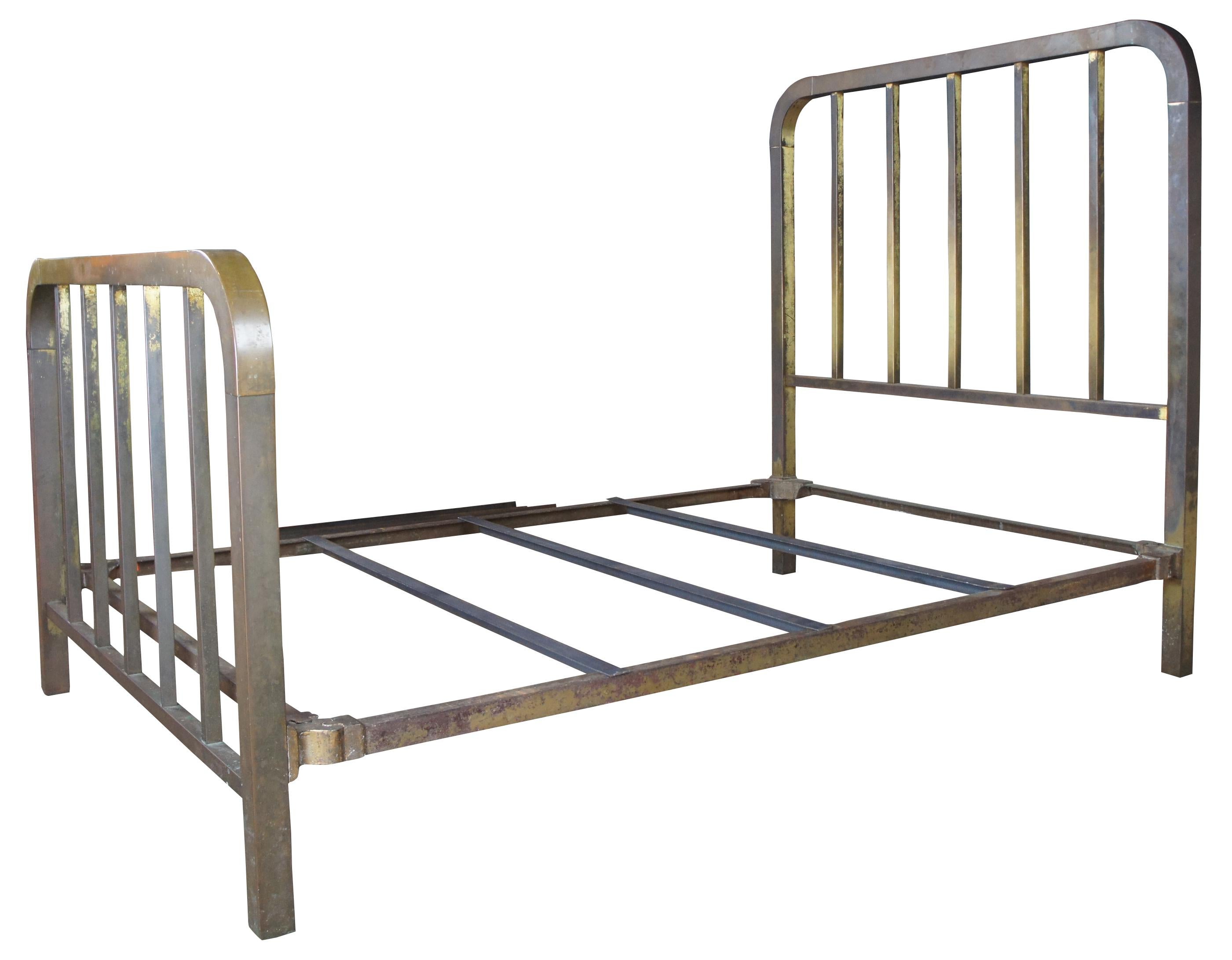 antique brass bed frame double